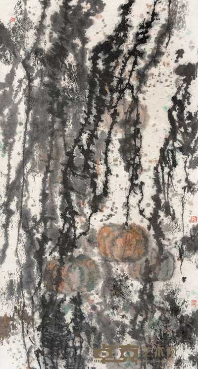 胡振昆 葫芦 立轴 139×75cm